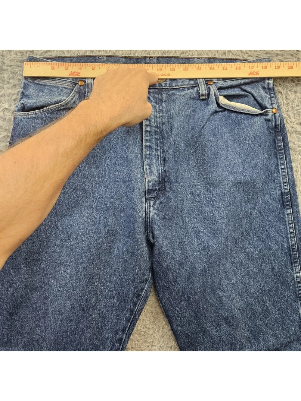 Wrangler Jeans 13MWZGK Men 38x36 (Fits 36-37x36) Cowboy Denim